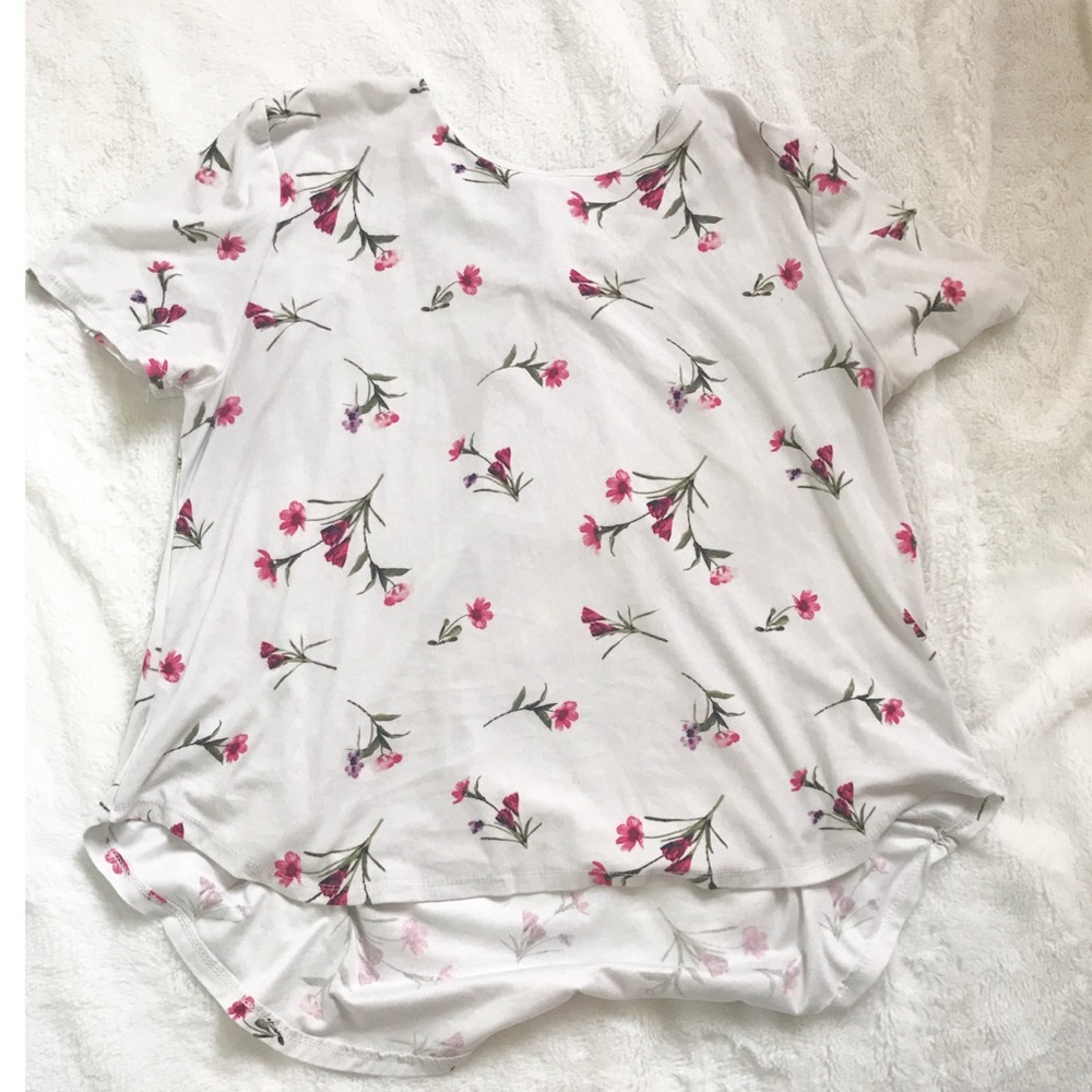 Soft flower blouse